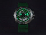 Nitron Circuit Stainless Steel / Green