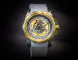 Nitron Circuit Yellow Gold / Stainless Steel