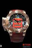 Robotron/ Red and Rose Gold